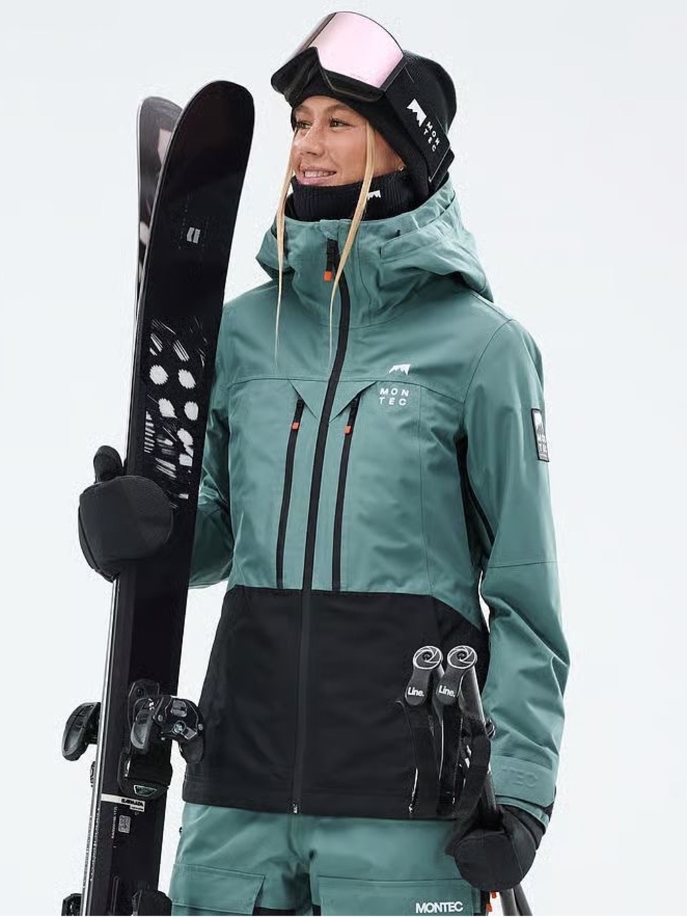 Montec Moss W - Ski Jacket Women Atlantic/Black. Insulated. Size XS